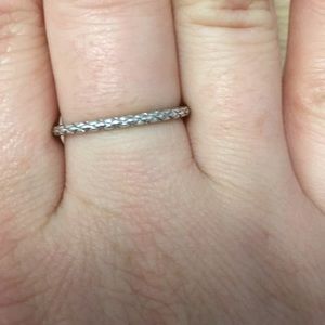 Sterling silver simple band